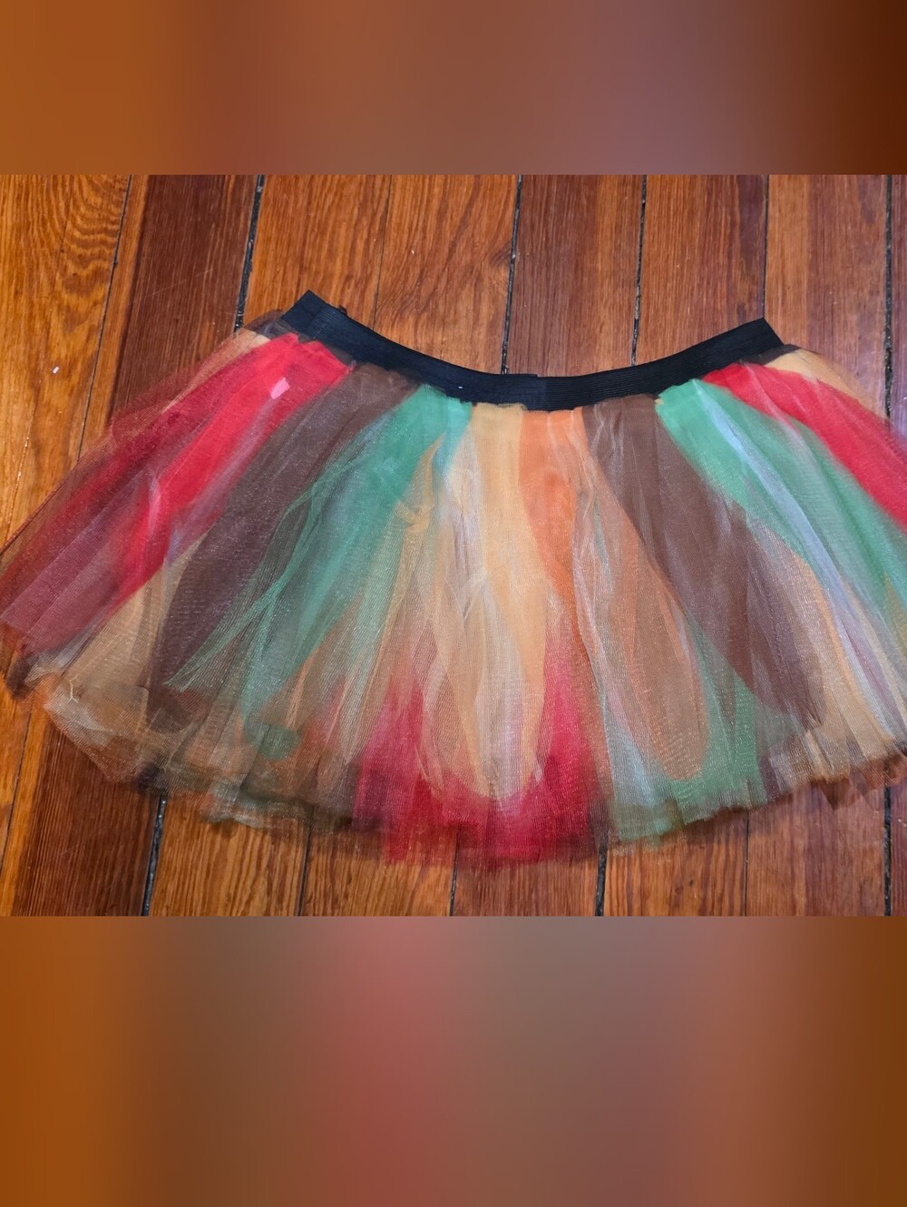 "Gone For A Run" Multi-Color Tulle Running Skirt - One Size Fits Most